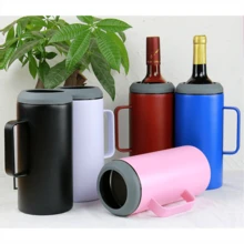 Termo Tarro Multiusos Porta Caguamon Gorilon 1.2 L, porta caguama master holder El Original Porta Caguamon ajustable para todo tipo de botellas de caguama, micheladas gigantes, gomichelas - Negro - Ver 8