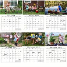 1 Peça/Conjunto Calendário Diário do Pai Galo Engraçado 2026 - Design de Fada Mágica, com Planejador Mensal e Grades Diárias - Presente Perfeito para o Dia dos Pais, Aniversário, Natal, Halloween - Decoração para Casa, Escritório, Fazenda - Presente de Aniversário e Natal Divertido para o Pai