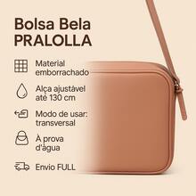 Women's Bag, Bela Pralolla Model, Crossbody Shoulder Bag - 玫紅色 - 查看 4