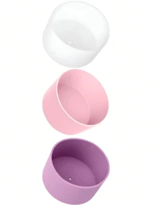 1/3/5pcs Silicone Boot Sleeve, Compatible With Tumbler 20-40oz & Water Bottle 12-24oz And More Bottles/Tumblers With 2.8-2.95in Bottom, For Vacuum Cup, Wide Mouth Water