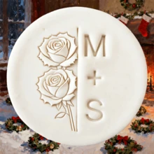 Customized Text Cake Decorations, DIY Cutting Molds, Frosting Cake Templates, Wedding Clay Fondant Embossing Tools, Name Cake Molds, Handmade Cookie Embossing Stamps