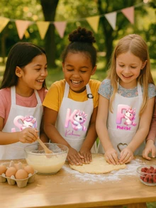 Personalized Parent-Child Aprons, Customized Aprons, Matching Parent-Child Aprons, Designs In The Styles Of Head Chef And Sous Chef, Father-Son Aprons, Mother-Daughter Cooking Set Aprons, Family Aprons, - White - View 3