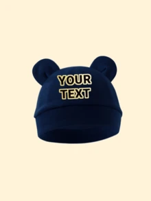 قبعة طفل مخصصة قطعة واحدة، تصميم أذن جذاب، قبعة مستشفى للمواليد، مناسبة للاستخدام اليومي للأولاد والبنات، مقاومة للخدش ودافئة، مناسبة لجميع الفصول، مثالية كهدايا شخصية مخصصة، هدايا العودة إلى المدرسة، هدايا عيد الحب. متعددة الوظائف، زخرفية، حروف مصقولة، عصرية، موضة الأطفال، ناعمة ومريحة، ملونة. - S - مشاهدة 13