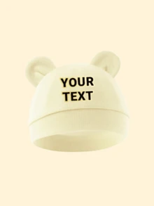 قبعة طفل مخصصة قطعة واحدة، تصميم أذن جذاب، قبعة مستشفى للمواليد، مناسبة للاستخدام اليومي للأولاد والبنات، مقاومة للخدش ودافئة، مناسبة لجميع الفصول، مثالية كهدايا شخصية مخصصة، هدايا العودة إلى المدرسة، هدايا عيد الحب. متعددة الوظائف، زخرفية، حروف مصقولة، عصرية، موضة الأطفال، ناعمة ومريحة، ملونة. - S - مشاهدة 17