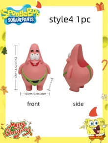 SpongeBob SquarePants 1个海绵宝宝星形笔筒，卡通文具收纳盒，学生礼物，最佳节日派对装饰，送给朋友的完美派对小礼物 - 彩色 - 查看 13