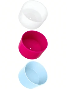 1/3/5pcs Silicone Boot Sleeve, Compatible With Tumbler 20-40oz & Water Bottle 12-24oz And More Bottles/Tumblers With 2.8-2.95in Bottom, For Vacuum Cup, Wide Mouth Water