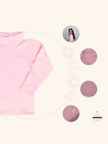 Cacharrel Children's Turtleneck Blouse 9 Months To 4 Years - 藏蓝色 - 查看 3