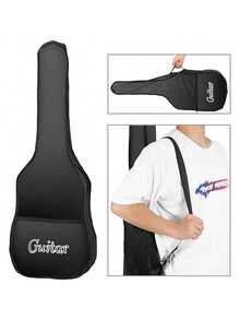 38" New Beginners Acoustic Guitar With Case, Strap, Tuner And Pick Halloween - 自然的 - 查看 6