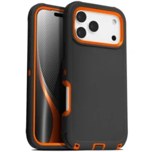 Rugged Shockproof Heavy Duty Cover For IPhone Case 17 16 15 14 13 XR Series - 紅色 - 查看 9