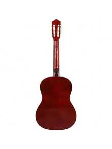 38" New Beginners Acoustic Guitar With Case, Strap, Tuner And Pick Halloween - 自然的 - 查看 4