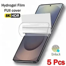 5Pcs Full Cover Soft Hydrogel Film Compatible With Samsung Galaxy S25 Ultra S24 S23 S22 S21 S20 Ultra Plus FE S10 Plus Note 20 10 Ultra Plus Note 9 A55 A56 A36 A35 A26 A16 A06 A05 A05S A14 A51 A52 A52S A53 A54 A15 A25 A24 A04 A03 A02 A32 A33 A12 A13 Screen Protector Protective Film (Not Tempered Glass) - Clear - View 54