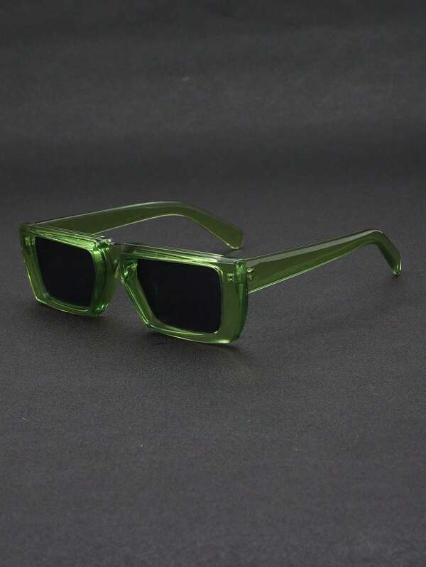 Gafas de moda con montura cuadrada y estilo retro personalizadas, adecuadas para decoración de fiestas, verano, viajes al aire libre y vacaciones en la playa, que te harán el centro de atención del estilo callejero