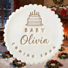 Customized Text Cake Decorations, DIY Cutting Molds, Frosting Cake Templates, Wedding Clay Fondant Embossing Tools, Name Cake Molds, Handmade Cookie Embossing Stamps