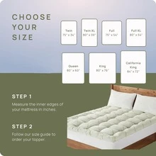 Cooling Bamboo Mattress Topper Pad With Pillow - Extra Thick Quilted, Breathable Hotel Quality, Deep Pocket Fits 8-21 Inch Mattress, Machine Washable, Geometric Pattern - Green - View 5
