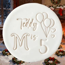 Customized Text Cake Decorations, DIY Cutting Molds, Frosting Cake Templates, Wedding Clay Fondant Embossing Tools, Name Cake Molds, Handmade Cookie Embossing Stamps