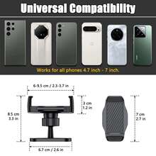 Giá đỡ điện thoại từ tính cho xe golf tập thể dục, giá đỡ xoay 360° có thể điều chỉnh cho iPhone Sam-S-Ung tương thích với iPhone, điện thoại Android, quà tặng sinh nhật, gia đình, bạn bè Giá đỡ điện thoại Phụ kiện điện thoại - màu đen - Xem 8