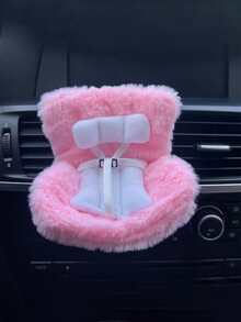1PC [Seat Only] New 1 Set 1st 2nd 3rd Generation 15-17cm Labubu Car Air Vent Seat Accessories Series, Clothes For Labubu Figurine, Suitable For LAlabubu 1st 2nd 3rd Generation, Suitable For Birthday, Christmas Gifts, Party Decorations And Figurines