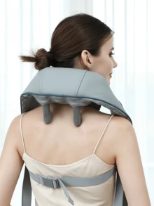 Neck And Shoulder Massager With Heat, Electric Shiatsu Massage Pillow For Back, Trapezius Muscle Relief, Multi-Function Soothing Massager - Normal - View 10