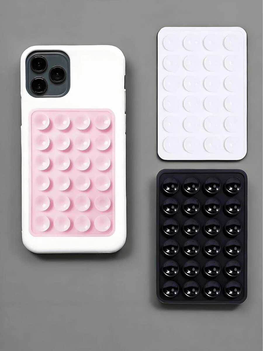 1 PIEZA Funda de teléfono de silicona transparente con ventosa de un solo lado, agarre de teléfono adhesivo, accesorios para teléfonos, agarre de teléfono con ventosa, Octobuddy, agarre de teléfono adhesivo, soporte de teléfono adhesivo para teléfono celular, de vuelta a la escuela, Rumi, Octobuddy