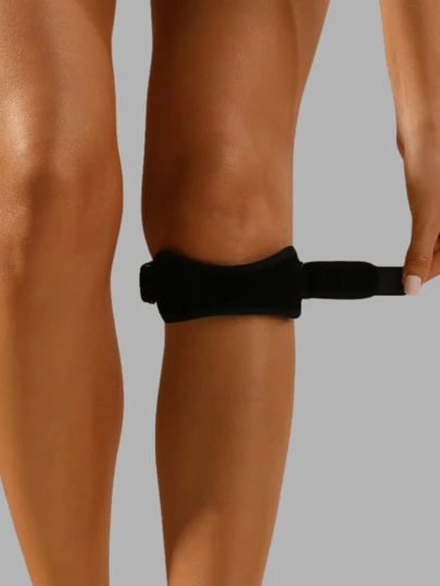 Domeasy Suporte de Patela Ajustável Joelheira Alívio da Dor no Joelho, Corrida, Treino e Esportes de Impacto