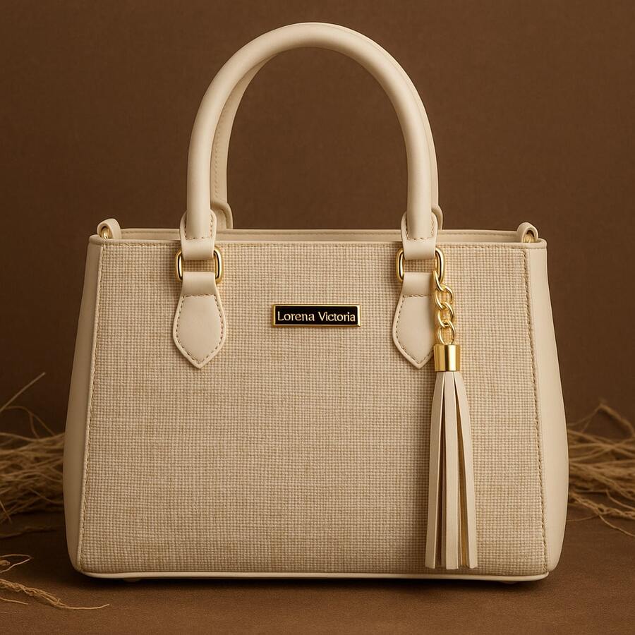 Lorena Vitoria Women's Crossbody Bag Side Bag - 象牙色 - 查看 1