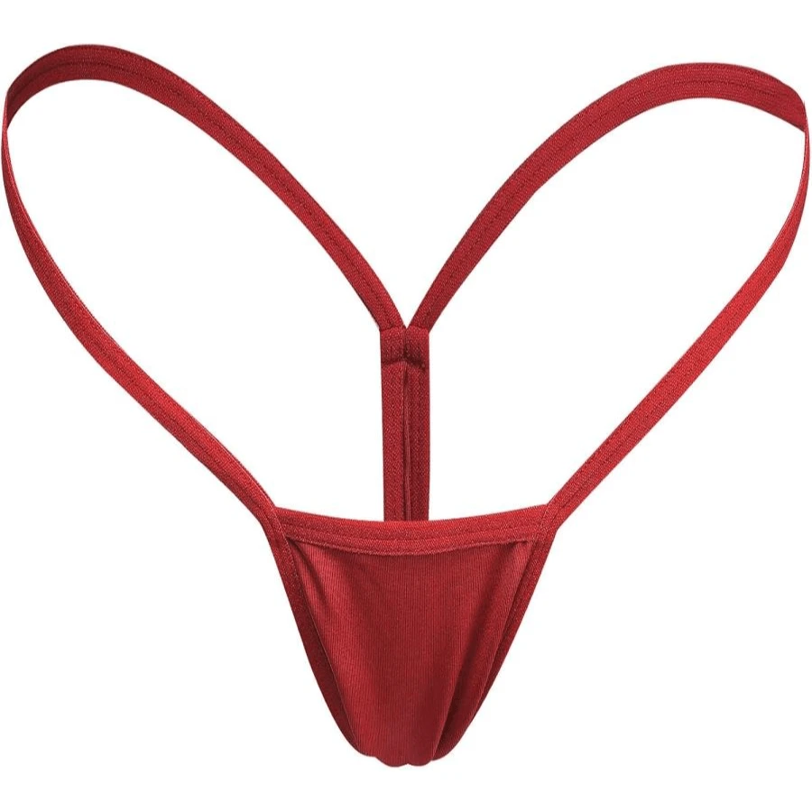 Justgoo Womens Sexy G-String Micro Back Thongs Panties Underwear Low Rise T-Back Underpants - ColorE - 查看 1