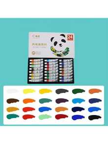 Set de pintura de acuarela de 12/18/24 colores vibrantes - Tubos de 0.17 Oz, suministros de arte profesionales para principiantes, estudiantes y adultos, ideal como regalo de vuelta a clases, proyectos de pintura creativos, excelente para invierno y año nuevo