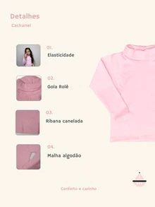 Cacharrel Children's Turtleneck Blouse 9 Months To 4 Years - 藏蓝色 - 查看 2