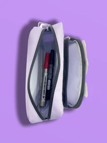 Sanrio Kuromi Stiftetasche – Lavendel-Edition, süßer und kompakter Stiftehalter mit Reißverschluss, ideal für Schule, Büro oder Reisen, perfektes Geschenk für Anime-Fans und Sammler, die nach bezaubernden Schreibtisch-Accessoires suchen