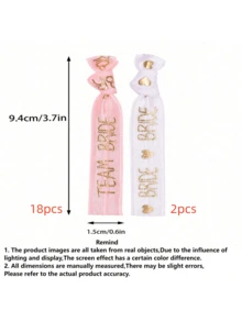 10 Pcs BRIDE Bachelorette Party Bracelets, 1pc White BRIDE+9pcs Pink BRIDE, Bridal Decoration Accessories, Party Wedding Bridal Shower Supplies