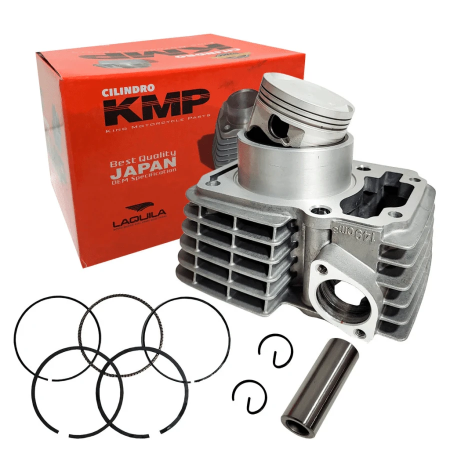 Engine Cylinder Kit Cg 150 Titan 150 Fan 150 Bros 150 - Silver - View 1
