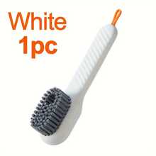 Multi-Function Shoe Brush With Liquid Container - Soft Bristles, Long Handle, Pressure Cleaning, Home Shoe Washing, Easy To Use And Store - Suitable For Cleaning Various Shoe Types, Back To School Supplies