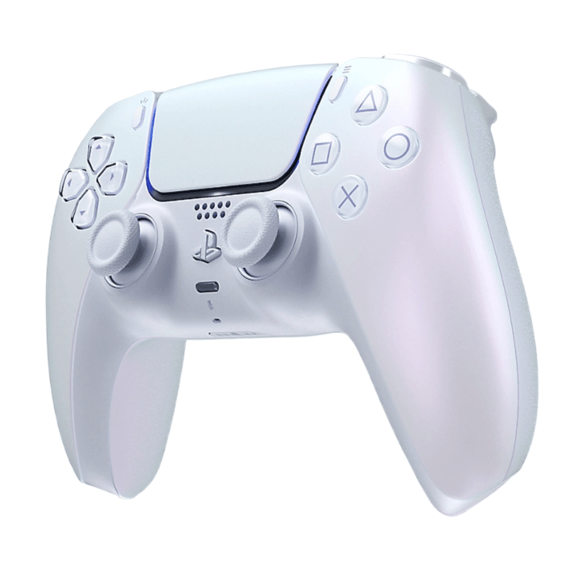 PlayStation PS5 DualSense Wireless Controller With Immersive Tactile Feedback And Adaptive Triggers. Futuristic Light-Sensitive Strip Design. Ideal For High-Energy Gaming Gear. Pure Pearl White.