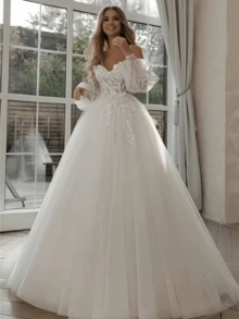 Wedding Dresses - White - View 1