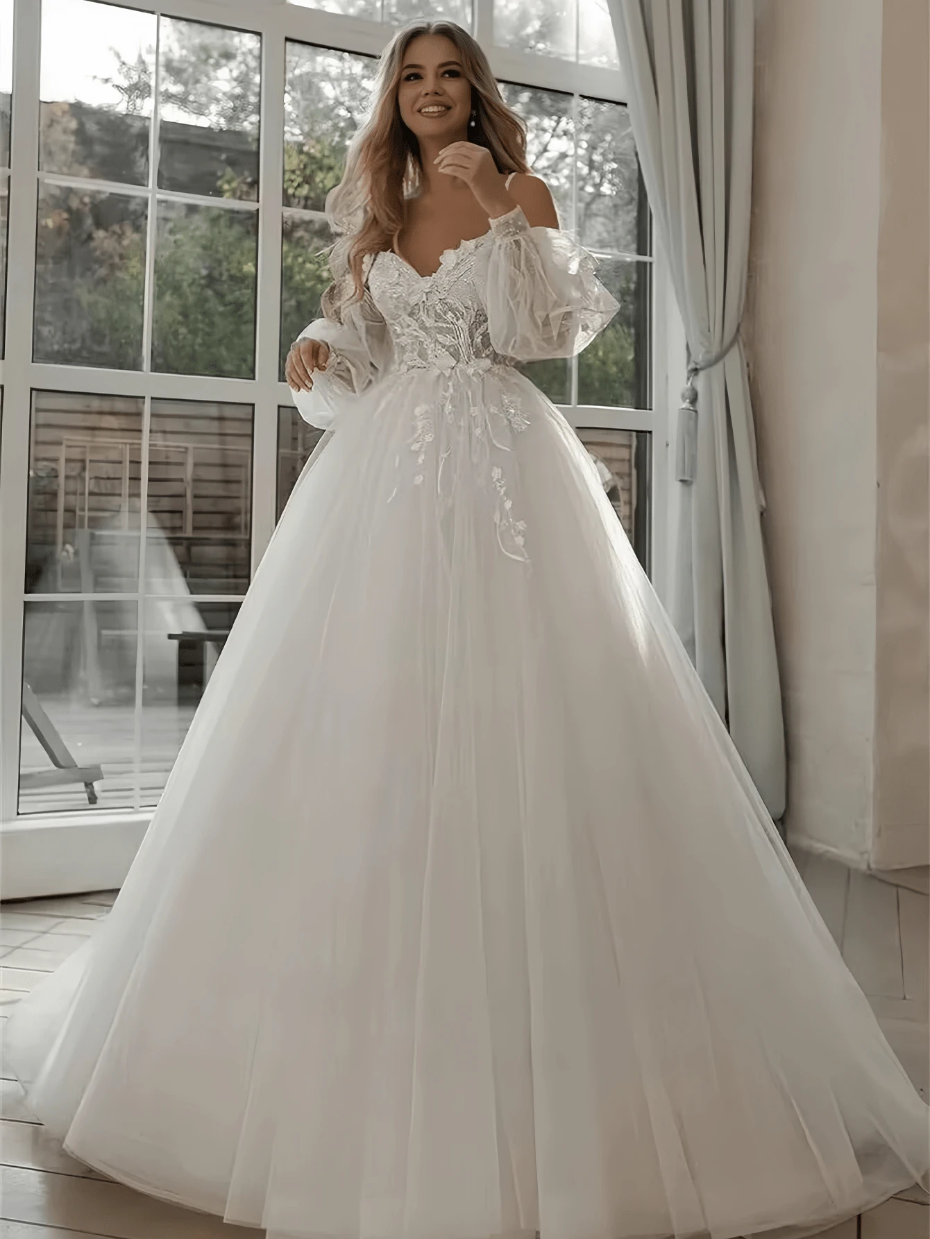 Wedding Dresses - White - View 1