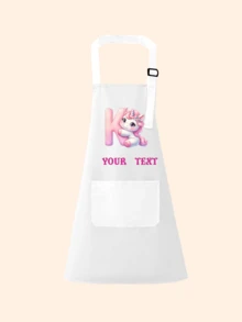 Personalized Parent-Child Aprons, Customized Aprons, Matching Parent-Child Aprons, Designs In The Styles Of Head Chef And Sous Chef, Father-Son Aprons, Mother-Daughter Cooking Set Aprons, Family Aprons, - White - View 7