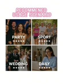 20 pezzi di unghie finte lunghe e curve con motivo floreale millennium, decorazione con catena di strass, include smalto gel e lima per unghie, design audace e unico per le donne