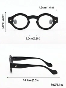 1 par de masculinos de armação quadrada, armação TR, adequados para escritório, decoração, traje da moda, uso diário