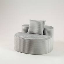 Compressed Sofa:Moon Bay Sofa-YKX-33003A-1- Grey - 灰色+1個座位 - 查看 4