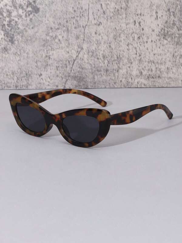 1 par de gafas de moda con forma de ojo de gato para hombres, modelo 2025, versátiles y elegantes para looks de moda, actuaciones, viajes, playa, deportes al aire libre, ciclismo, conducción y uso diario