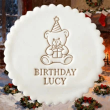 Customized Text Cake Decorations, DIY Cutting Molds, Frosting Cake Templates, Wedding Clay Fondant Embossing Tools, Name Cake Molds, Handmade Cookie Embossing Stamps