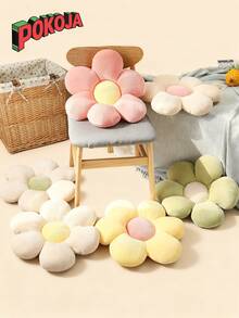 POKOJA LAND 1 件 35 厘米彩色花朵毛绒靠垫、花瓣抱枕、家居装饰和礼物 - 彩色 - 查看 1