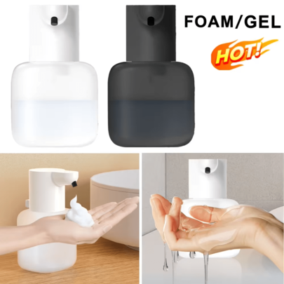500ml Touchless Rechargeable Infrared Sensor Soap Dispenser, Wall-Mounted Electric Smart Foaming Hand Wash Liquid Dispenser, Automatic Kitchen Dish Soap Dispenser, Made Of ABS Material, IPX5 Waterproof, 4 Flow Rate Adjustable, Suitable For Bathroom, Kitchen, Restroom, Essential Gift For Christmas, Halloween, New Arrival For Autumn