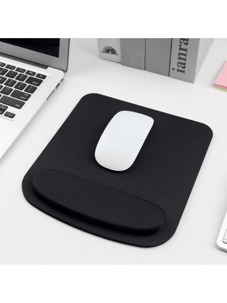 1pc  Ergonomic Wrist Rest Mouse Pad: Pressure-Relieving Support For Long-Hour Use, Ideal For Office Tasks & Gaming – Non-Slip Base, A Must-Have Desk Essential For Wrist Comfort
