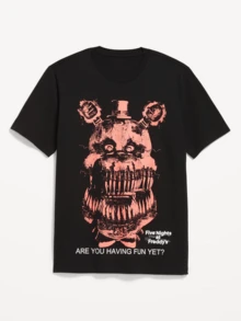 1pcs Women's Oversized T Shirt Eerie SharpToothed Nightmare Creature Graphic Print T Shirt Dark Aesthetic Spooky Season Alternative Casual 100% Cotton Round Neck Tee Soft Breathable  Everyday Comfort Fashion - Black - View 1