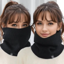 Multifunctional Protection Mask Scarf For Outdoor Sports 1pc Winter Neck Wamer Men Ski, Neck Gaiter Face Scarf Women,Fleece Scarf For Men Gaiter Mask, Thick Windproof Scarves For Cold Weather Protection For Dress - Multicolor - View 20