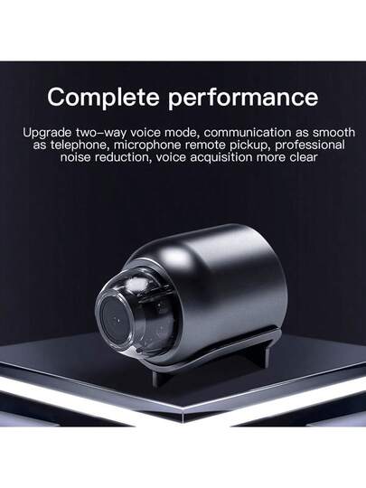 1pc Mini Slimme Wireless Security Camera, High Definition Support Wi Fi, Portable, Motion Detection, Application Control, Multi r, Audio Alarm, USB Power Supply No Battery Very Home, Office, Elderly, Children Pets Monitoring. view 6