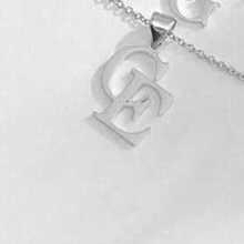 Customized Double Letter Necklace, Personalized Initial Necklace, Elegant Name Pendant Necklace, Couple Necklace, Anniversary Gift - Multicolor - View 11