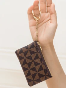 Small Change Purse Zipper Coin Pocket With Key Chain Small Wallet For Women Keychain Pouch Small Keychain Wallet For Women And Men Coin Bag Waterproof Coin Wallet Small Coin Purse With Zipper And Keyring Keychain Card Holder Change Purse Mini Storage Bag For Coin Cards Keys Lipsticks