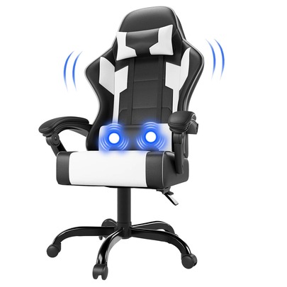 Cadeira de escritório Gunji, cadeira ergonômica para computador, ideal para jogos e home office, com altura ajustável, durável e confortável